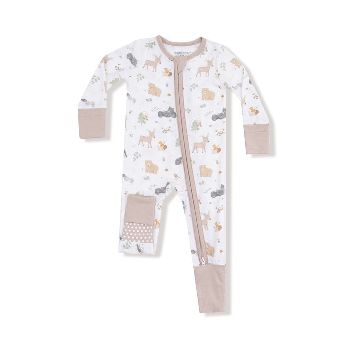 Angel Dear Woodland Babies 2 Way Zipper Romper