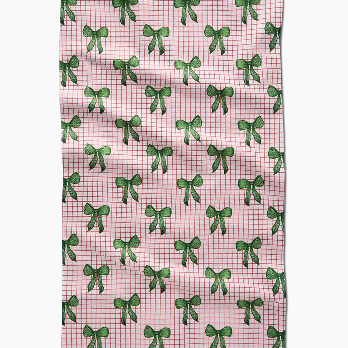 Geometry Ribbon and Cheer Tea Towels