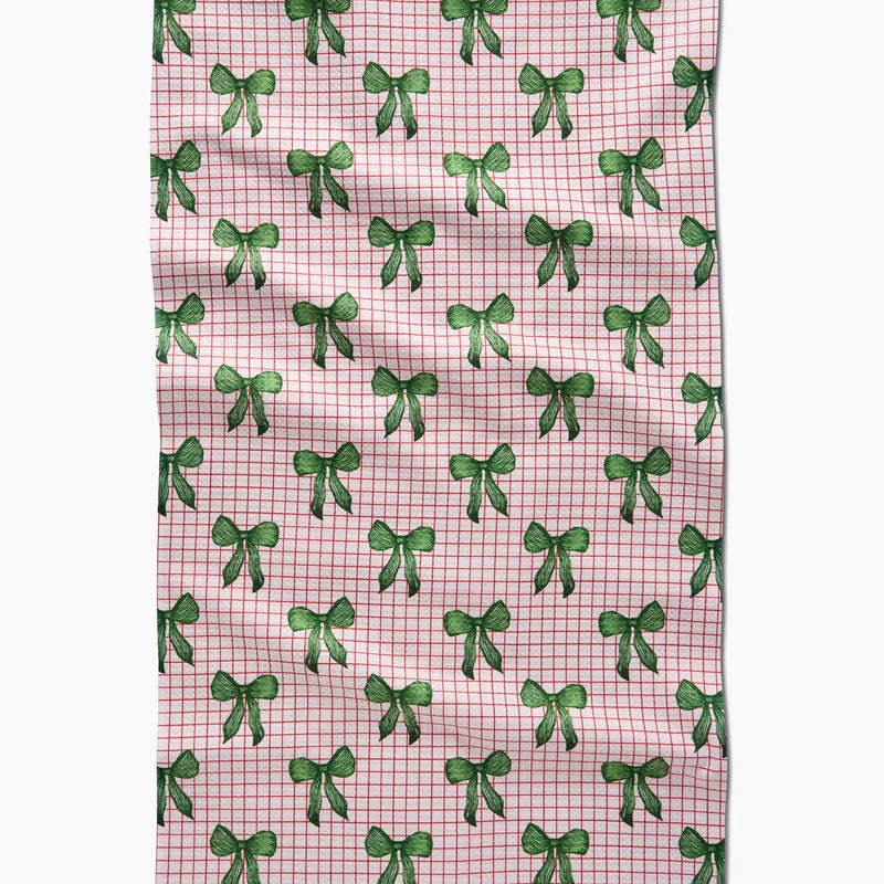 Geometry Ribbon and Cheer Tea Towels