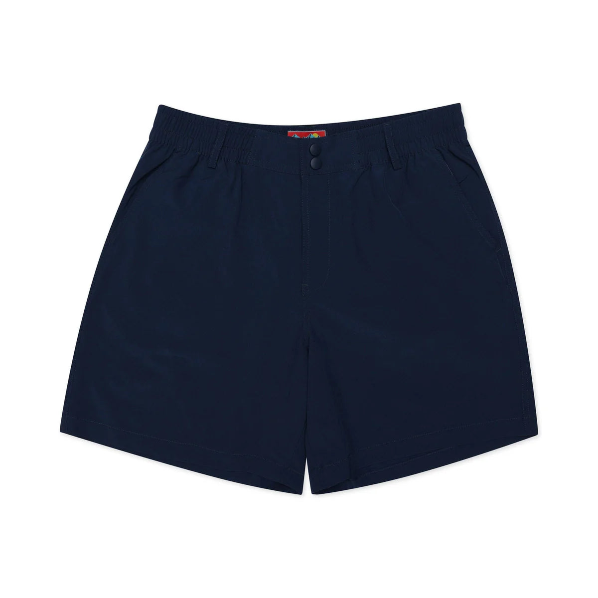 Burlebo Everyday Short in Deep Water Navy with Mayan Pocket