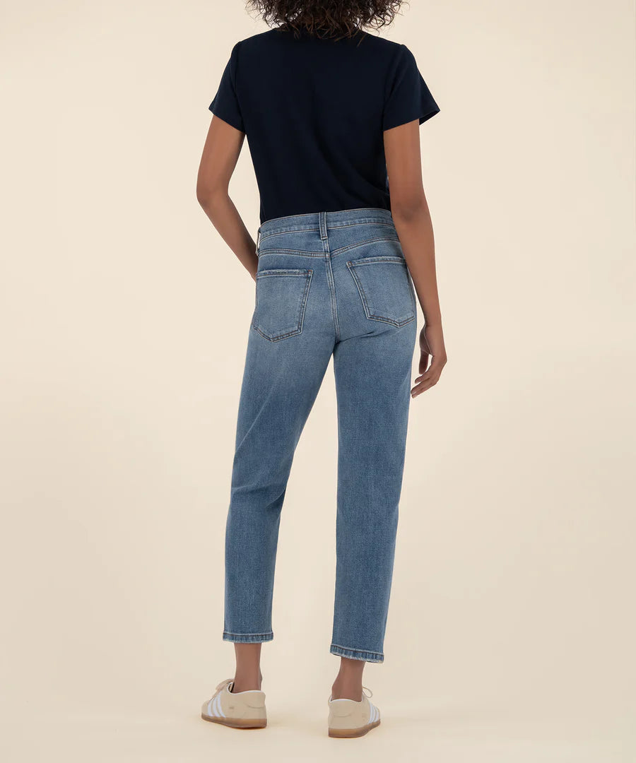 Kut From The Kloth Kit High Rise Baggy Ankle Straight Leg