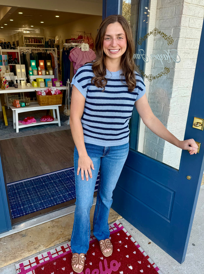 Ashley Stripe Sweater Top