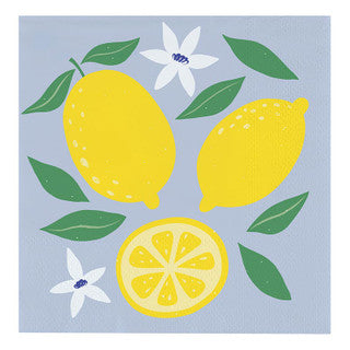 Lemons Beverage Napkins