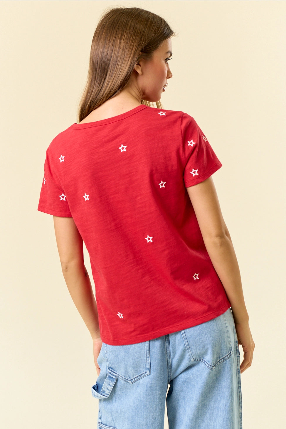 Star Embroidered Tee