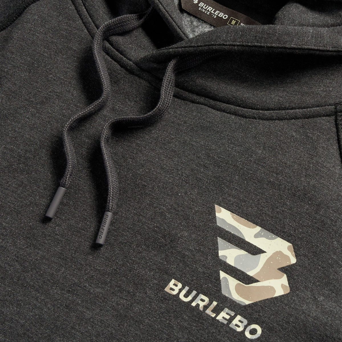Burlebo Camo Signature Logo Fleece Hoodie