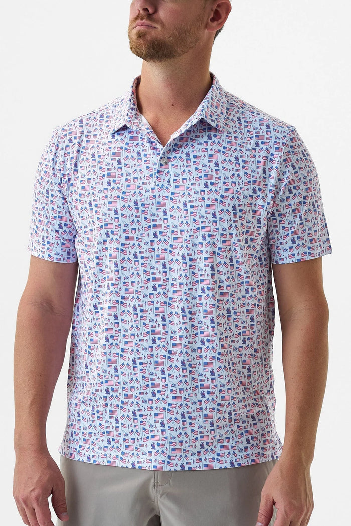 Burlebo Performance Polo - Old Glory