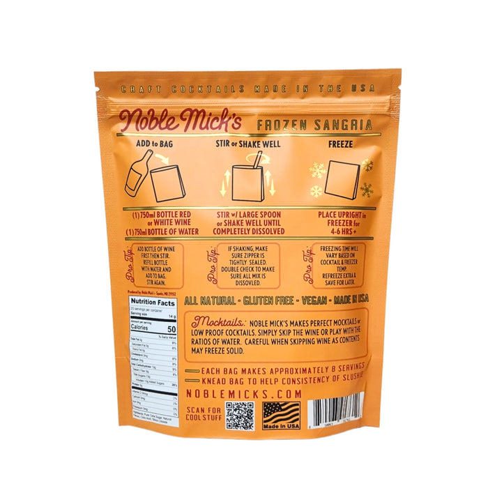 Noble Mick’s Sangria