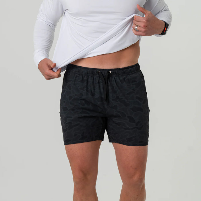 Burlebo Black Camo Short with Black Liner