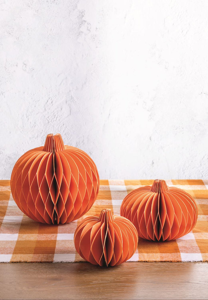 Paper Pumpkin Sitter Set