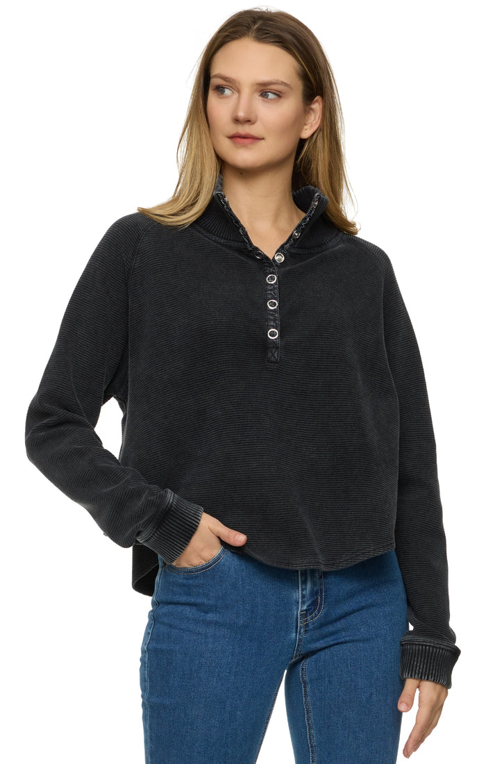 Adriana Snap Front Pullover