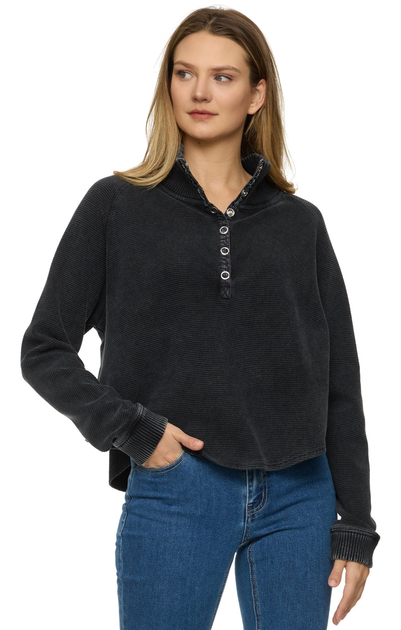 Adriana Snap Front Pullover