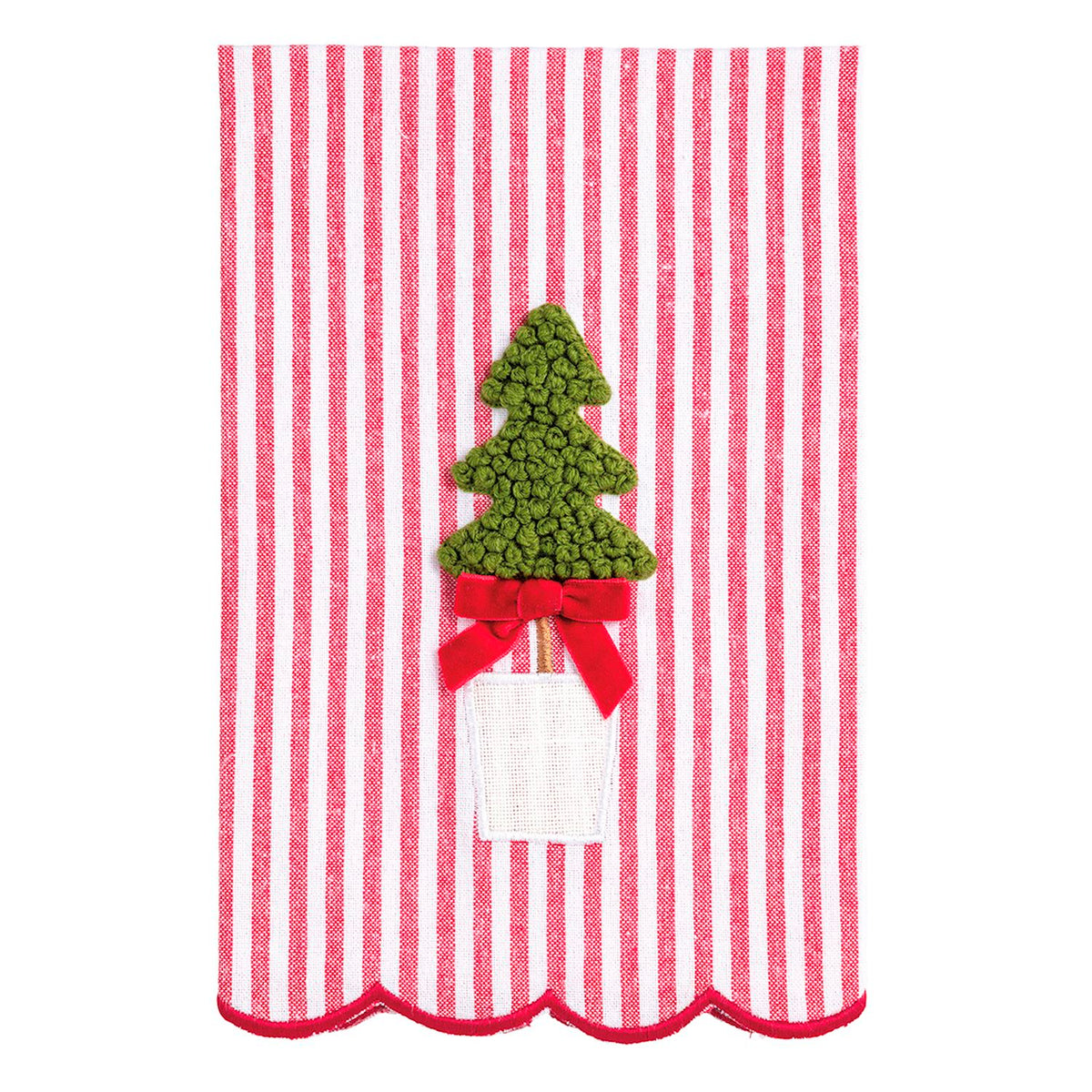 Stripe Tree Topiary Towel