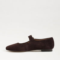 Sam Edelman Michaela Mary Jane Flat, Chocolate Suede