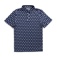 Burlebo Performance Polo - Texas Vintage (Navy)