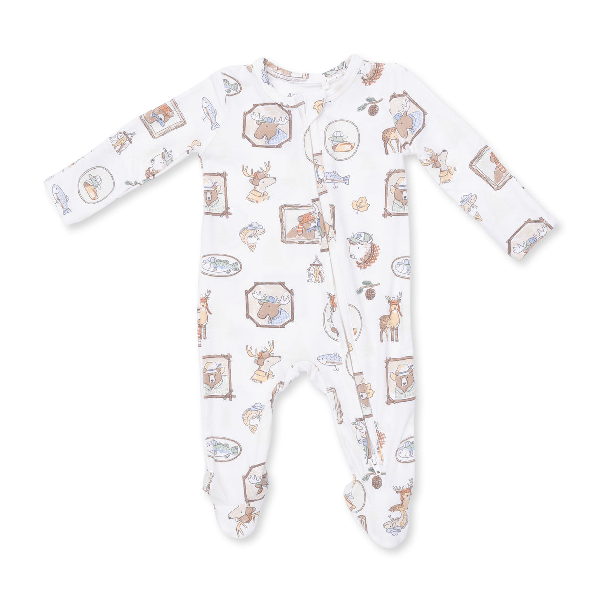 Angel Dear Woodson's Family Cabin 2 Way Zipper Footie