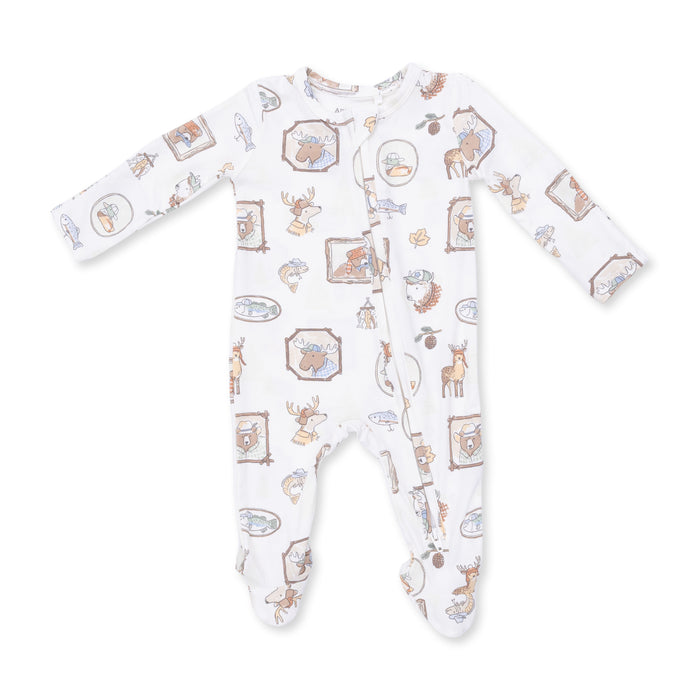 Angel Dear Woodson's Family Cabin 2 Way Zipper Footie