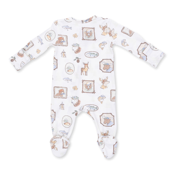 Angel Dear Woodson's Family Cabin 2 Way Zipper Footie