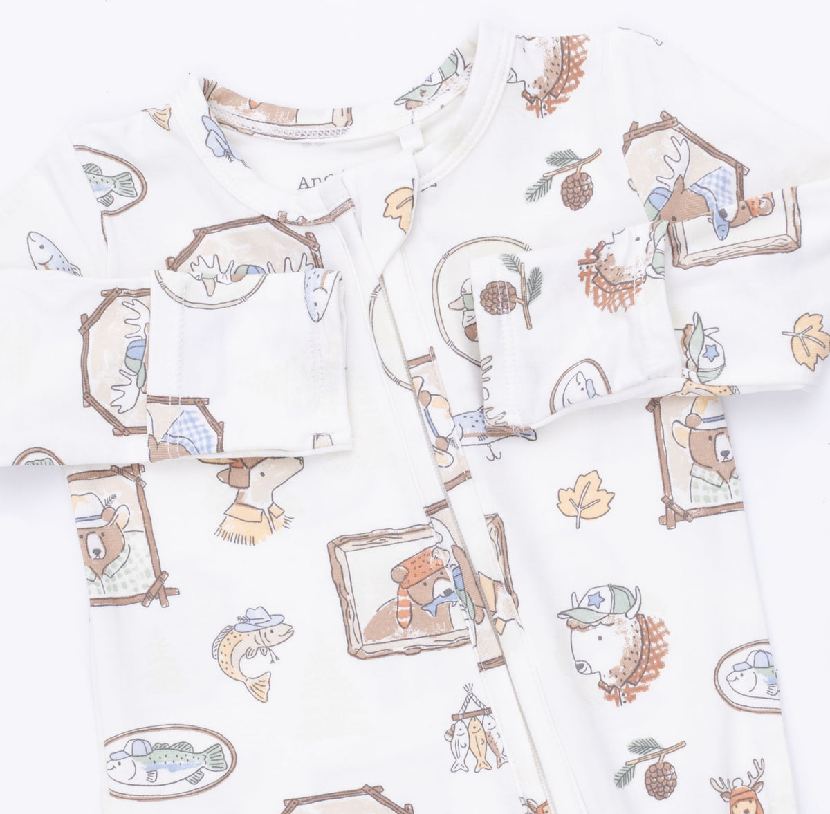 Angel Dear Woodson's Family Cabin 2 Way Zipper Footie