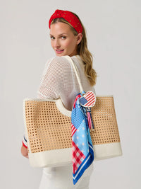 Shiraleah Flag Patchwork Scarf