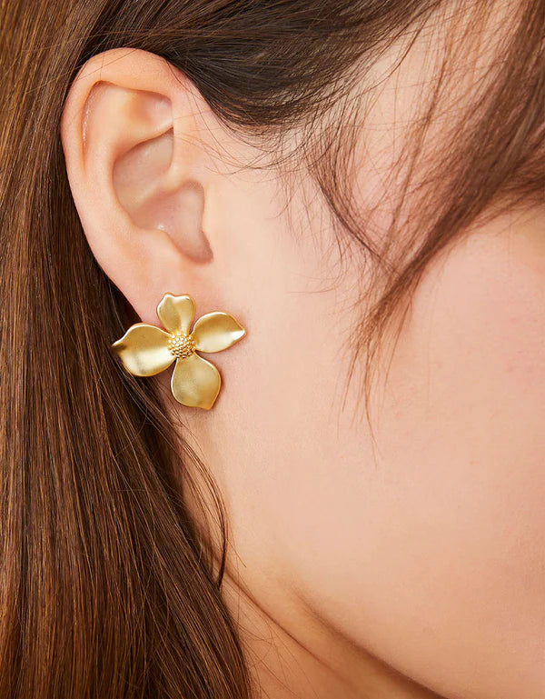 Spartina Wallflower Stud Earrings - Gold