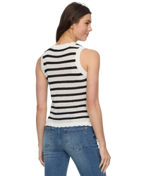 Iris Stripe Sweater Tank