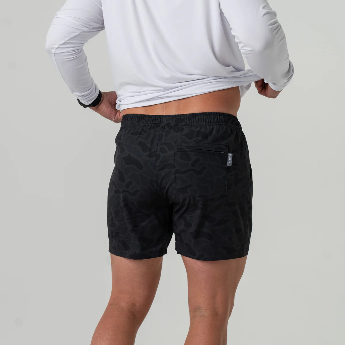 Burlebo Black Camo Short with Black Liner