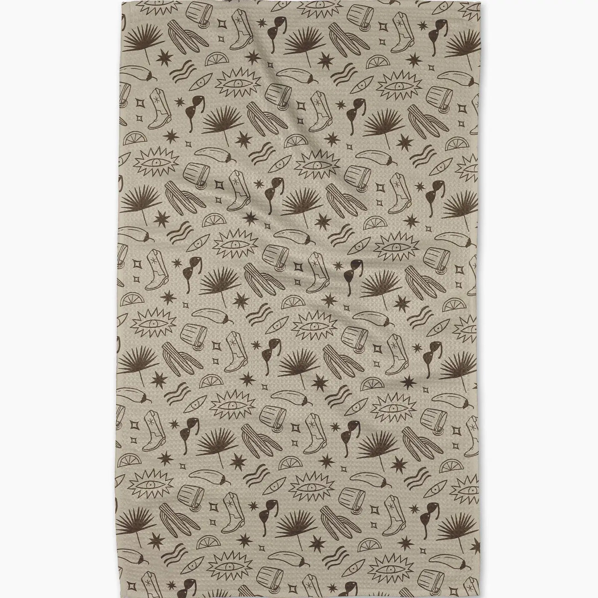 Geometry Bonfire Nights Tea Towel