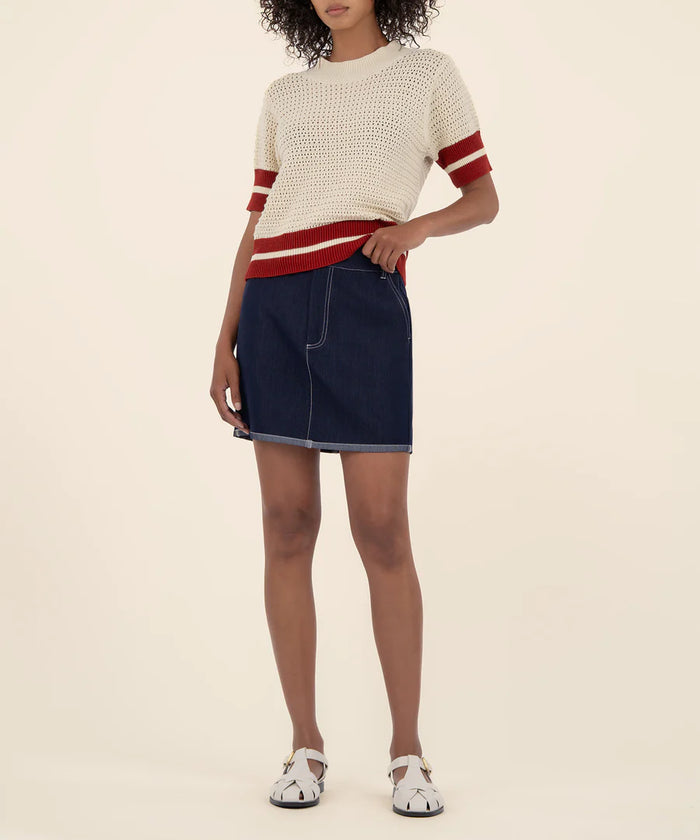 Kut from the Kloth Zyla Ringer Sleeve Sweater Top