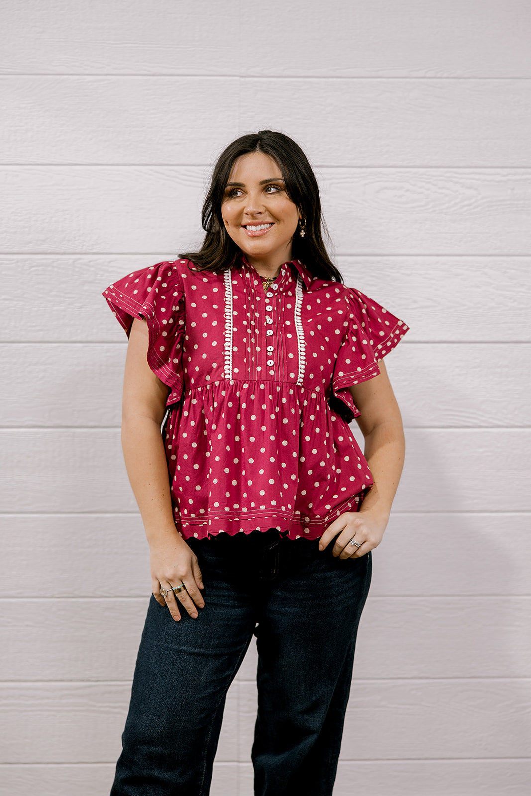 Piper Top - Maroon by Oh My Stars