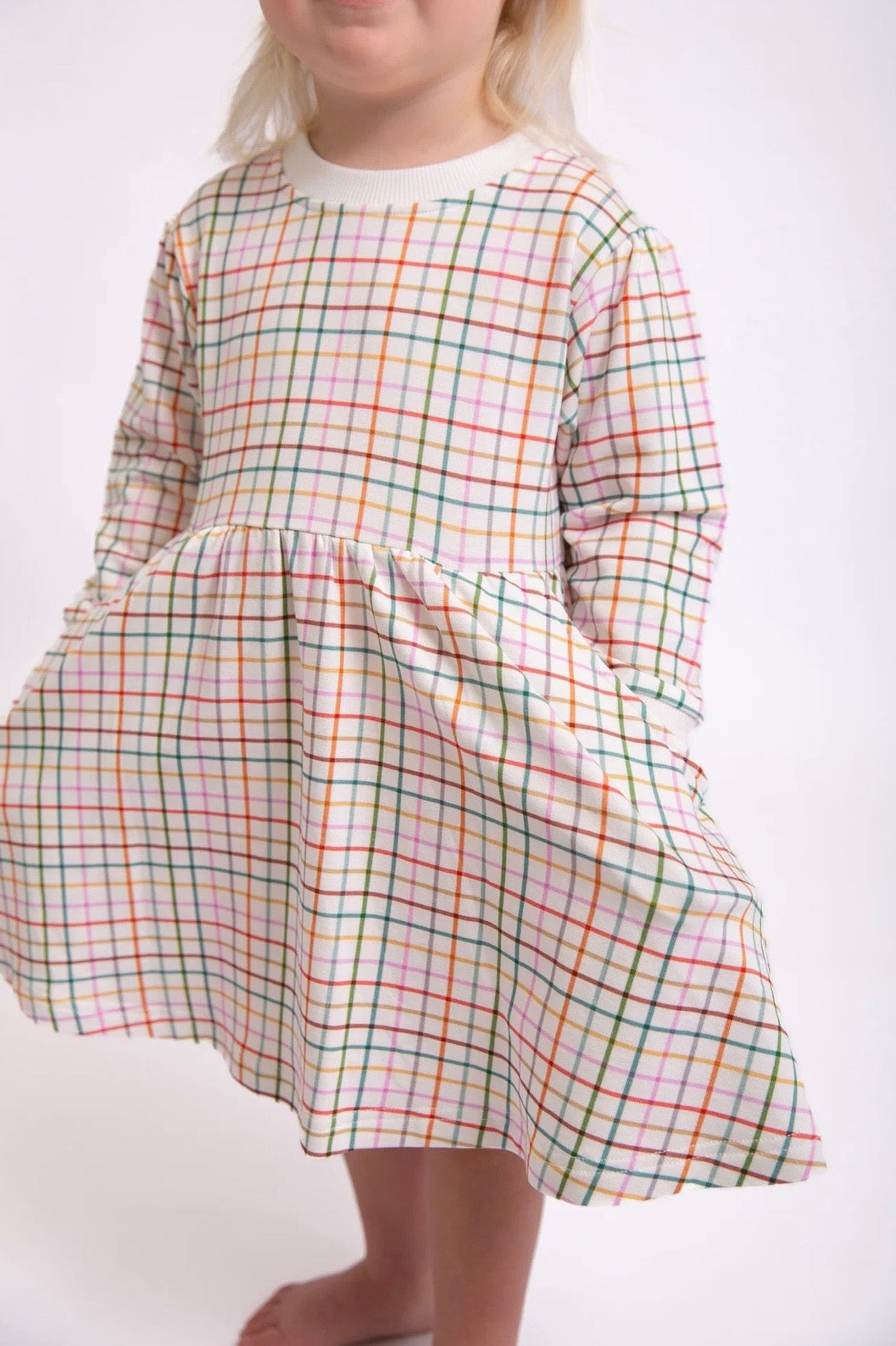 Goosies AJ Plaid - Sweatshirt Dress