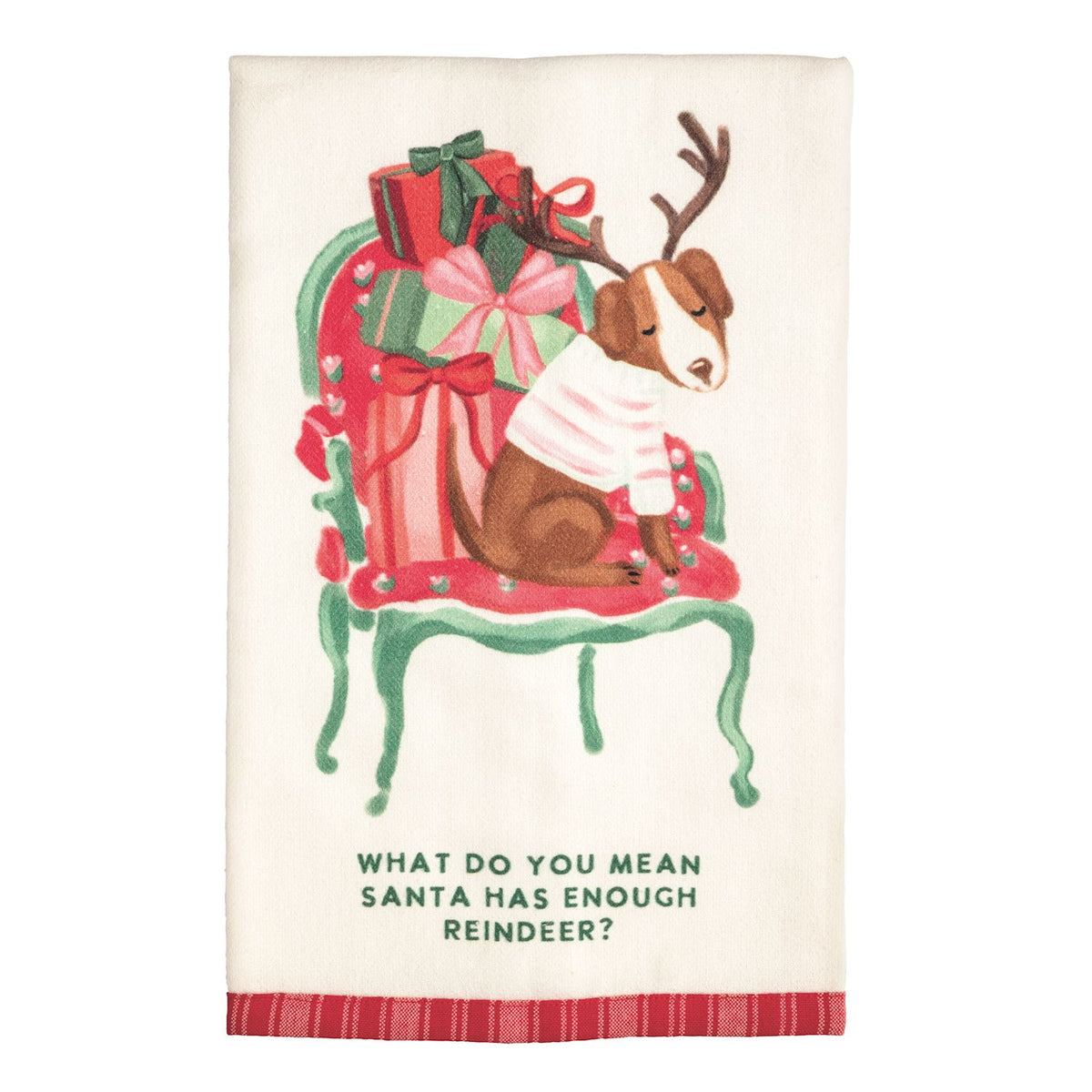 What Do You Mean Christmas Towel