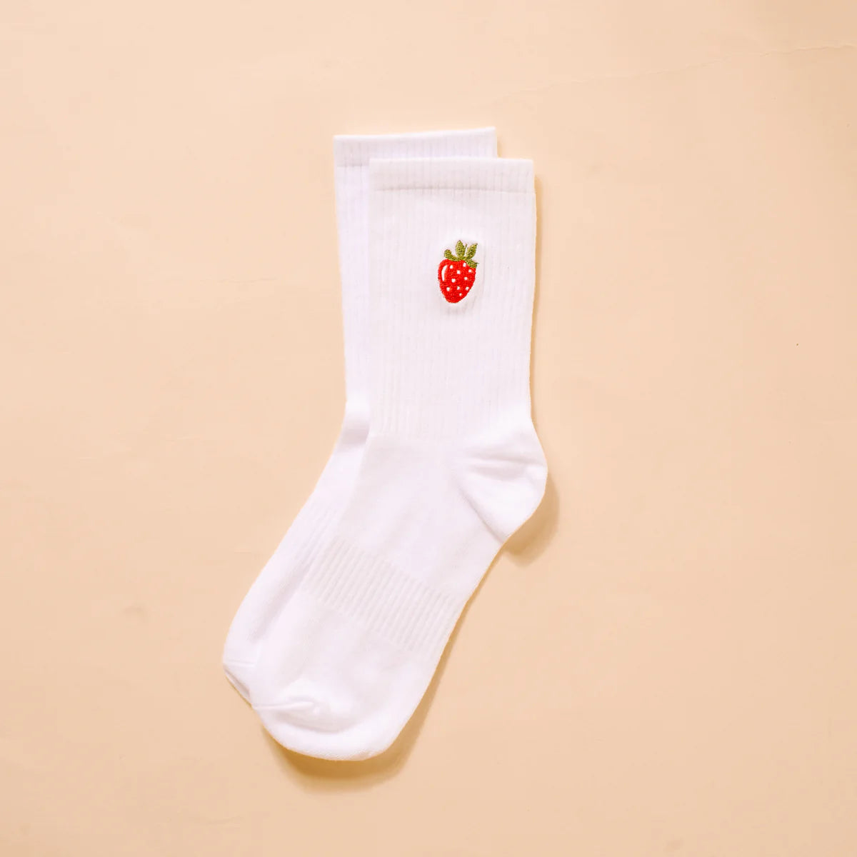 Embroidered Crew Socks