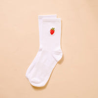 Embroidered Crew Socks