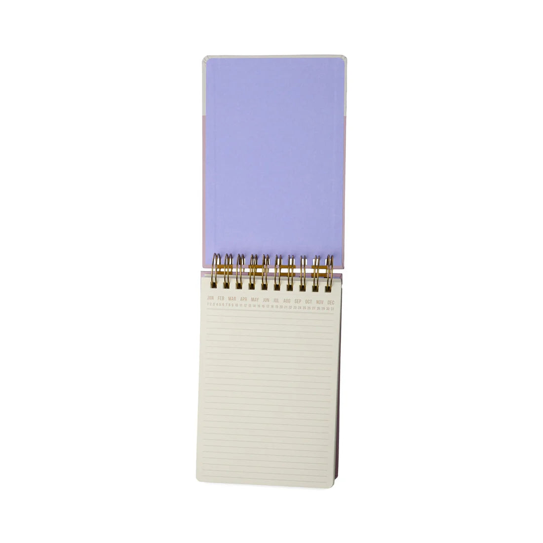 Large Chunky Notepad Lilac + Ochre Stripes