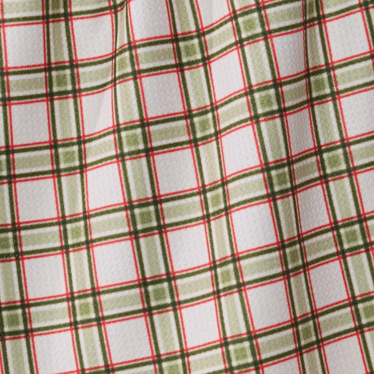 Geometry Stocking Plaid Tea Towel