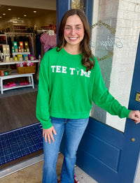 Tee Time Long Sleeve Knit Top