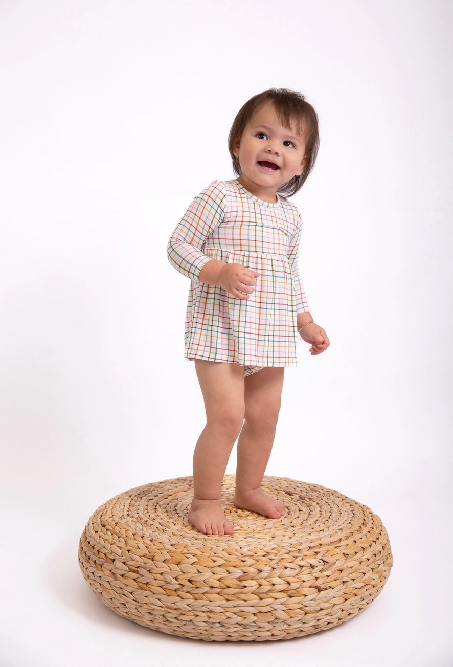 Goosies Aj Plaid - Bodysuit Dress