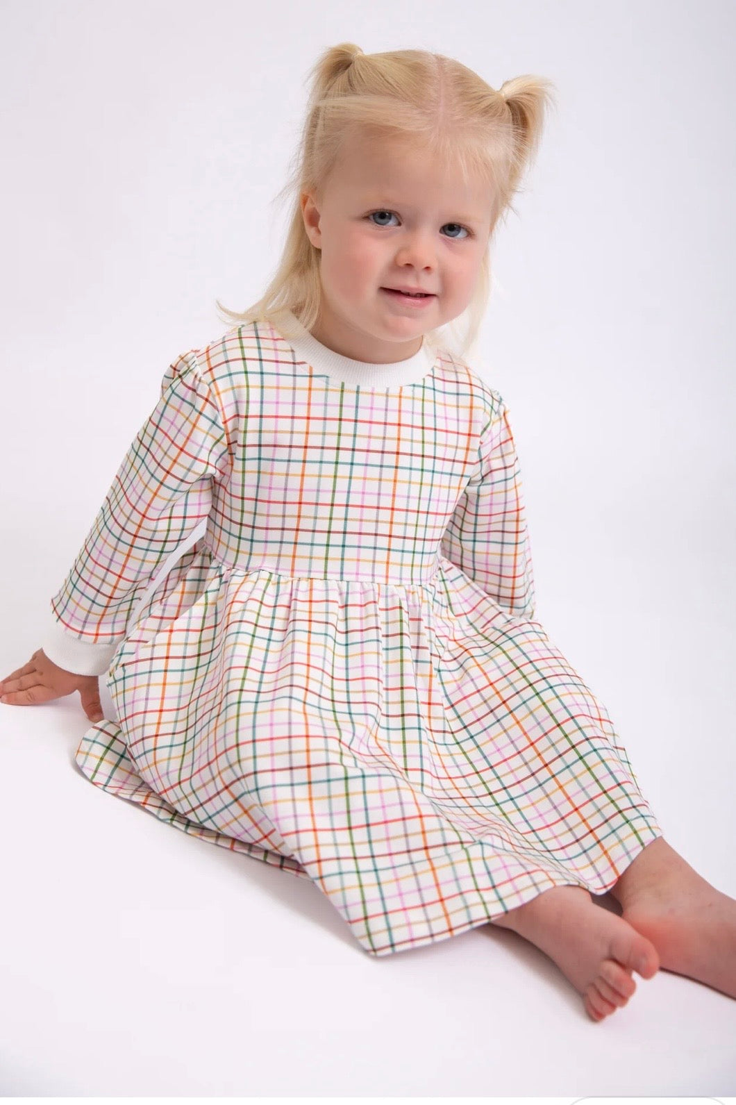 Goosies AJ Plaid - Sweatshirt Dress