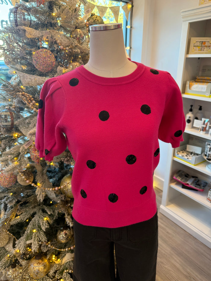 Annette Sequin Dot Sweater