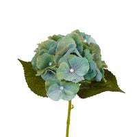 Real Touch Hydrangea 14” Green Mist