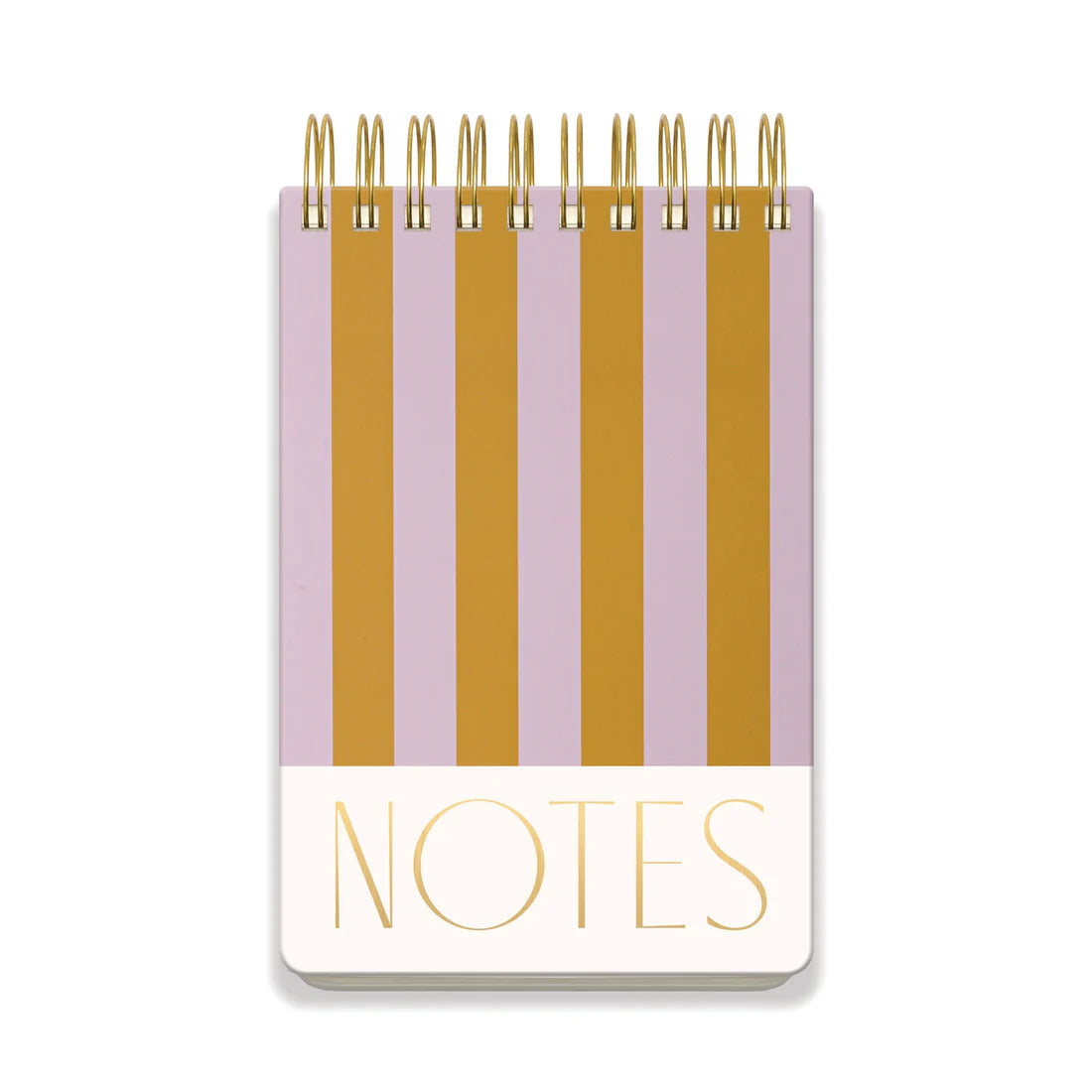 Large Chunky Notepad Lilac + Ochre Stripes