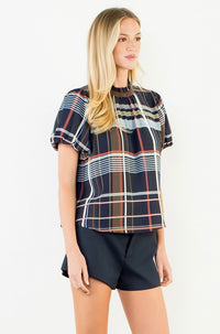 Jules Plaid Top By THML