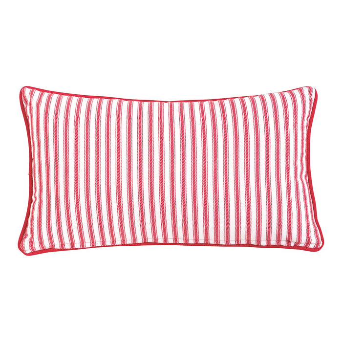 Tree Block Print Quilted Pillow