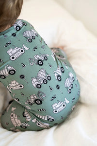 Boosh Baby Costruction Zippy Onesie