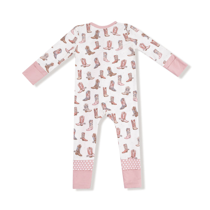 Angel Dear Future Cowgirl 2 Way Zipper Romper