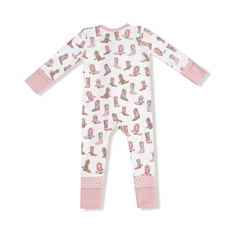 Angel Dear Future Cowgirl 2 Way Zipper Romper