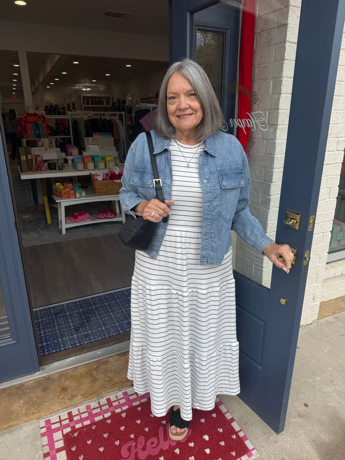 Ashby Tiered Midi Dress