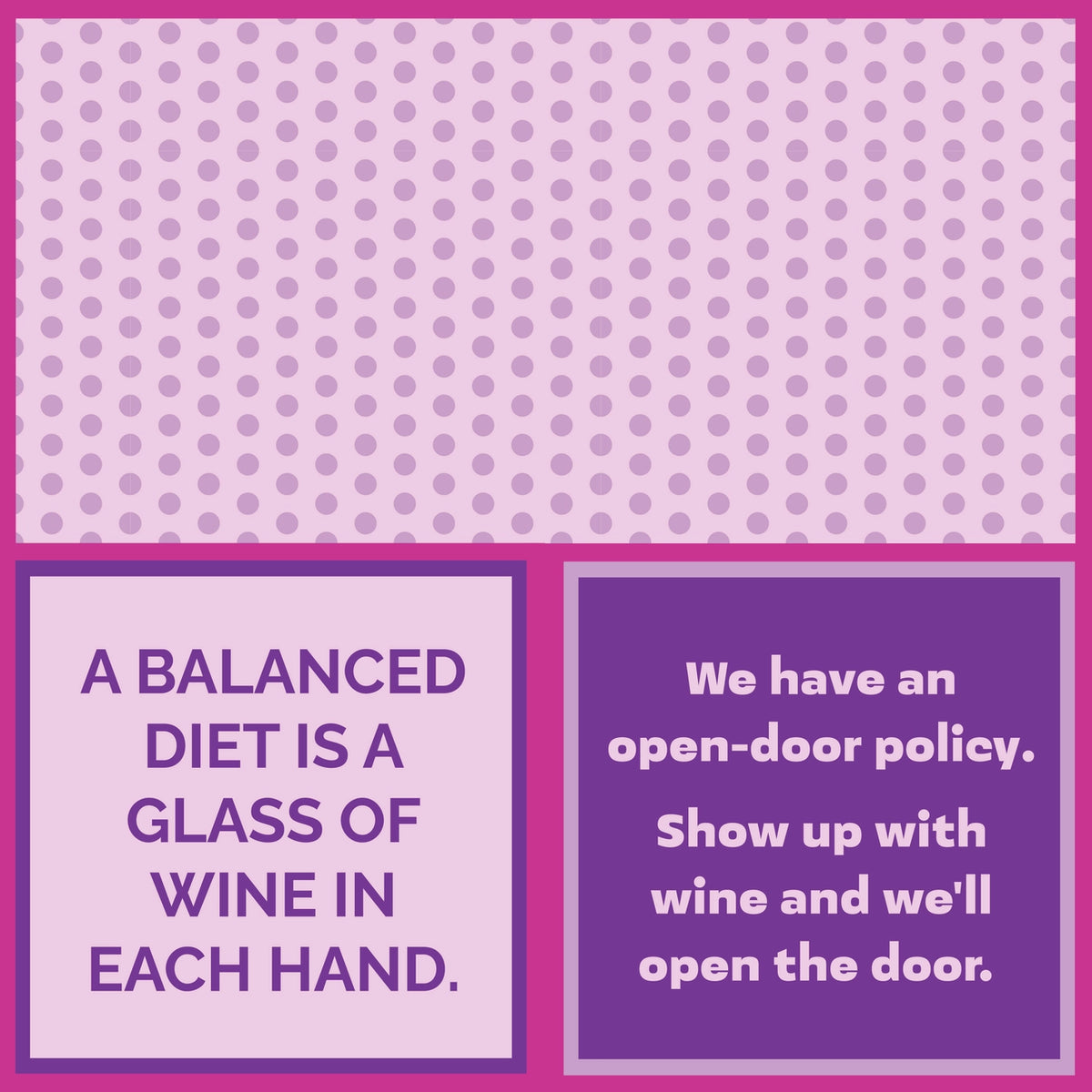 We Have an Open Door Policy Cocktail Napkins