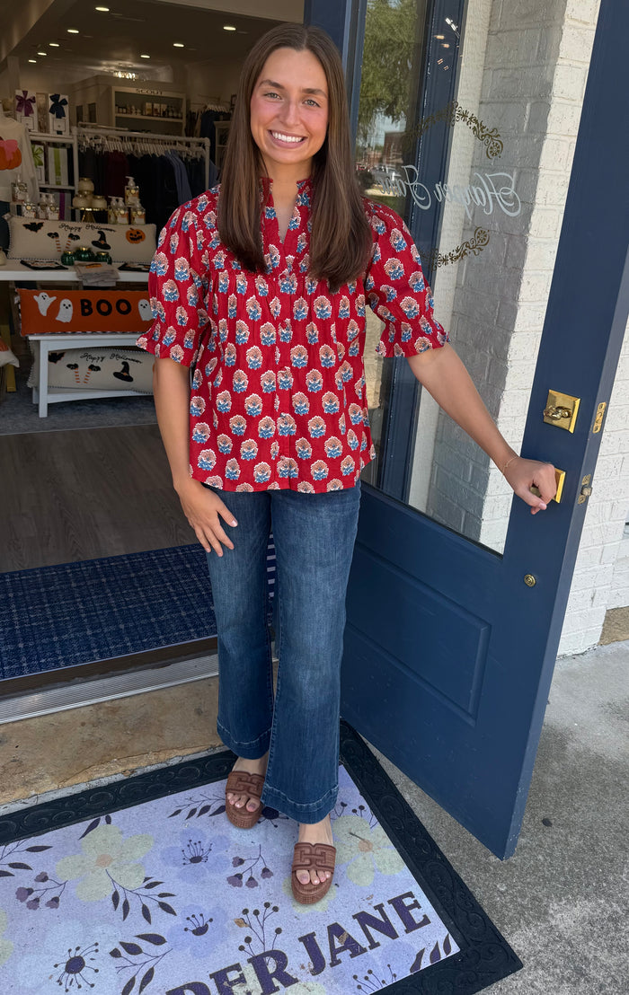 THML Abby Print Top