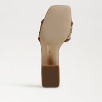 Sam Edelman Waylon Weave Slide Sandal, Cognac